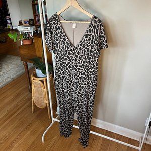 Smash + Tess / Sunday Romper / Leopard Print Romper / Size M